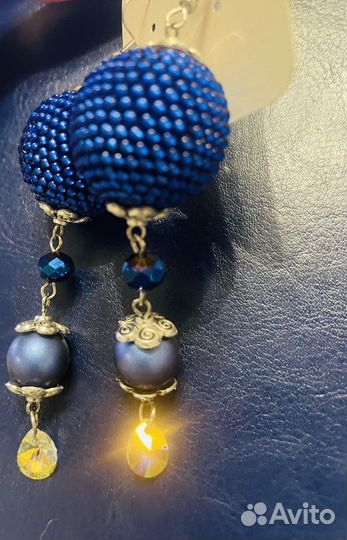 Серьги из бисера