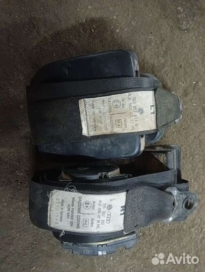 Ремни безопасности средний/задний ряд caravelle t4