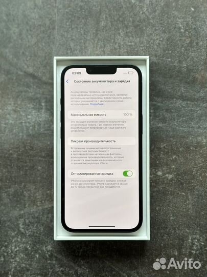 iPhone 14 128gb Midnight, АКБ 100% (Dual Sim)