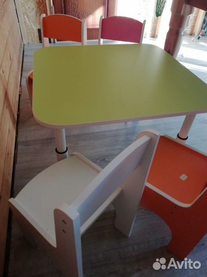 Детский стол стул