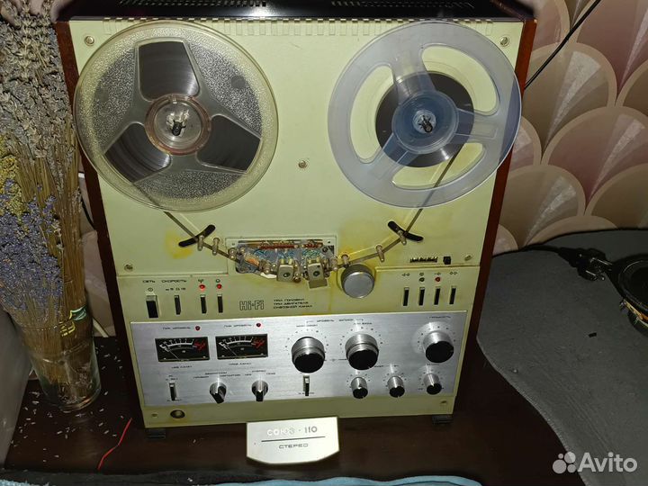 Союз 110+Электроника б-01 Усилитель и пара колонок