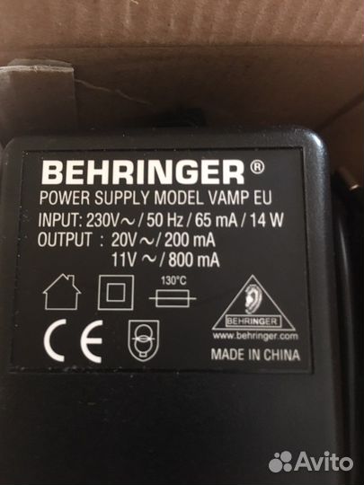 Блок питания behringer