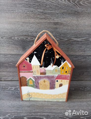 Ящик деревянный подарочный