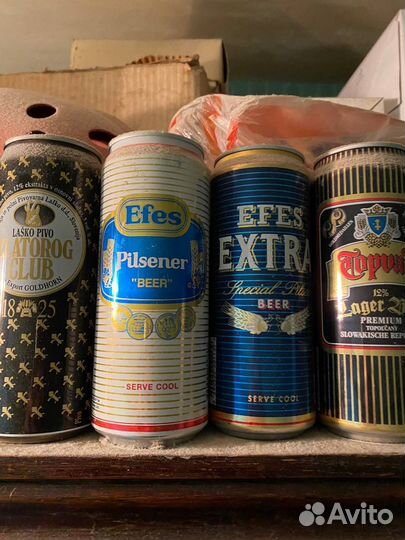 Пивные банки коллекция 80х, 90х годов