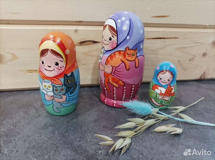 Матрешка (ручная роспись)