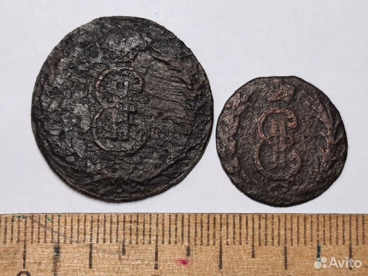 Денга Сибирская монета 1768г. - 1777г