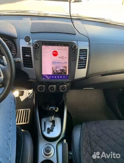 Магнитола Mitsubishi Outlander Тесла андроид