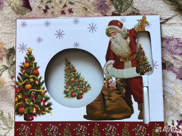 Тарелка для торта с лопаткой 23 см