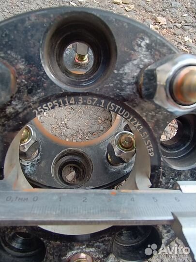 Проставки колесные 5х114.3 25мм. Цо 71.6