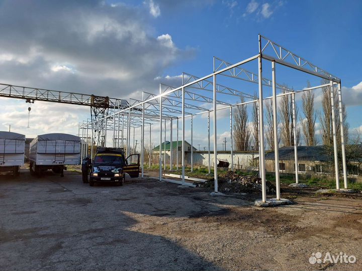 Строительство складов ангаров под ключ
