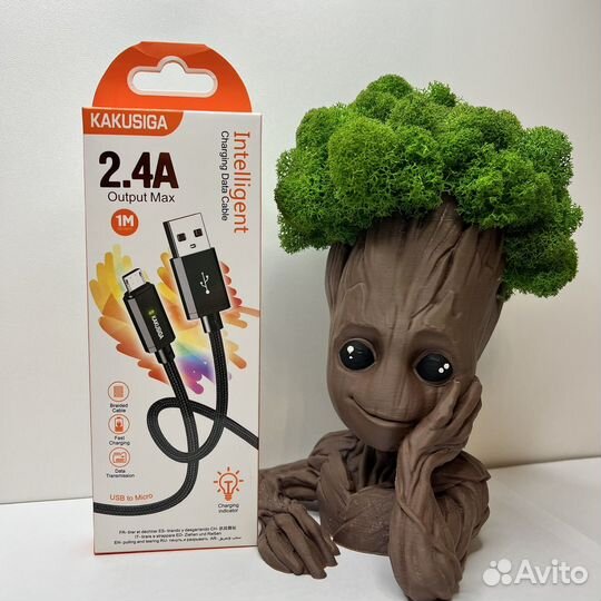 Кабель для быстрой зарядки lightning/type-c/micro