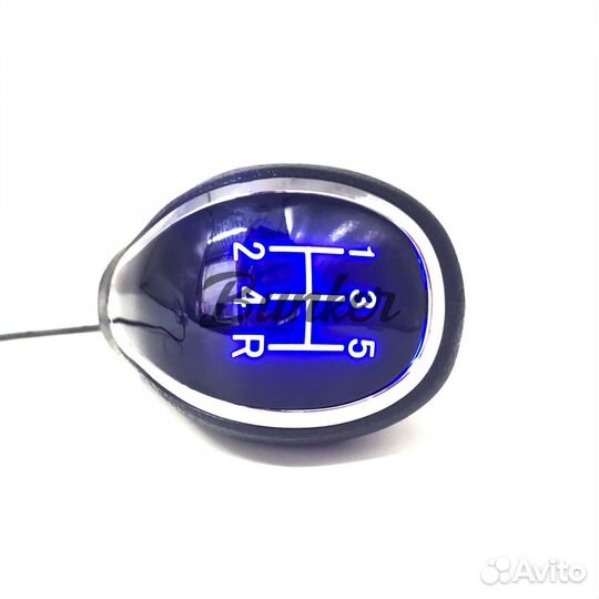 01417 Ручка кпп SalMan с подсветкой blue