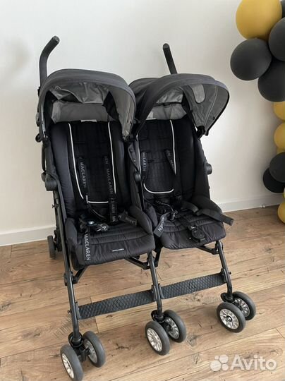 Коляска maclaren bmw для двойни