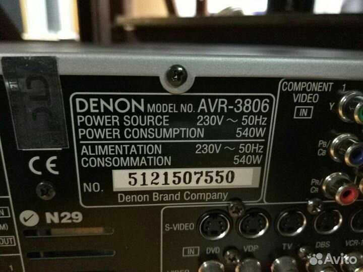 Топовый Denon AVR-3806, Made in Japan,c hdmi