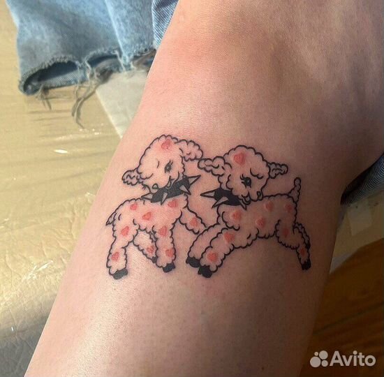 Модель на татуировку, тату за расходники