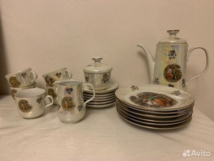 Кофейный сервиз kahla гдр Мадонна