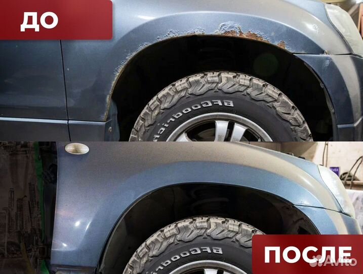 Пороги и арки долговечные для ремонта на все авто