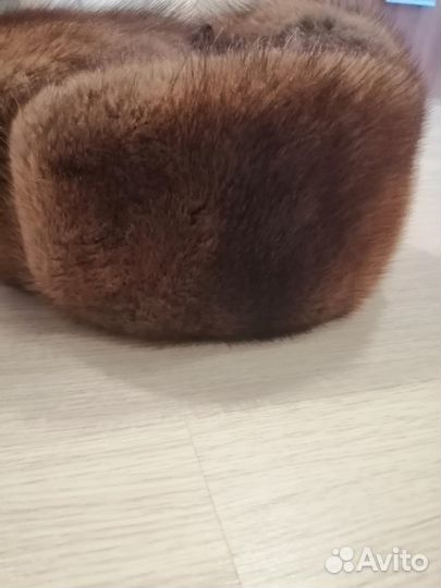 Мужская ондатровая шапка