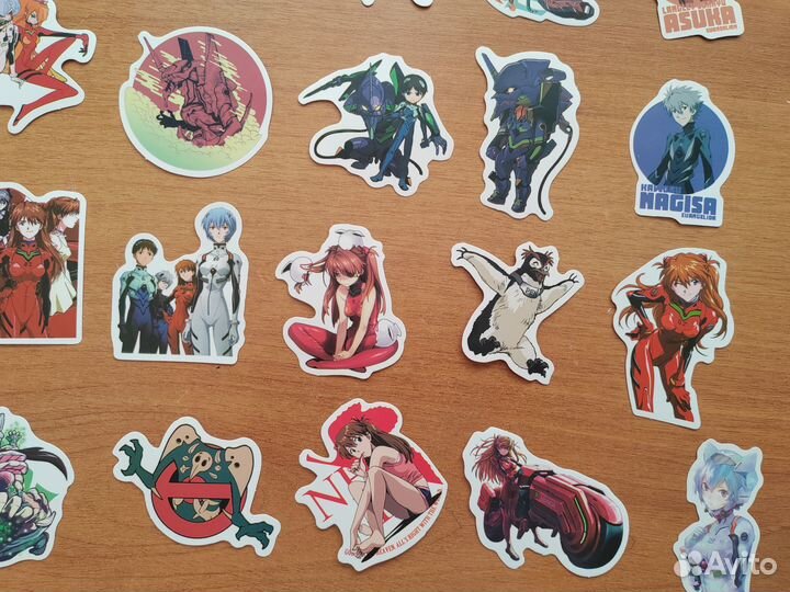 Аниме наклейки. Евангелион