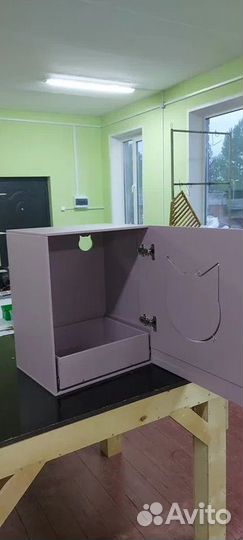 Тумба интерьерная для кошачьего туалета