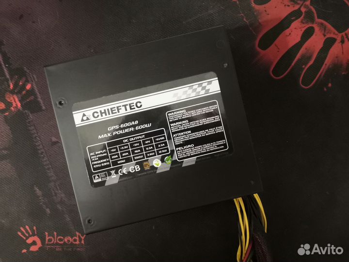 Блок питания Chieftec SMART 600w,85+, пломба