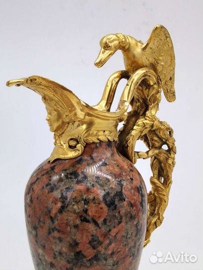 Антикварные вазы, кувшины, бронза, мрамор, XIX век