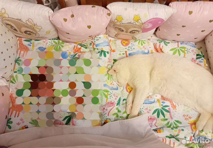 Бортики в детскую кроватку бу