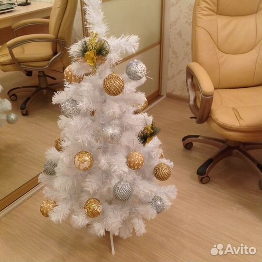 Елка искусственная 120 см белая