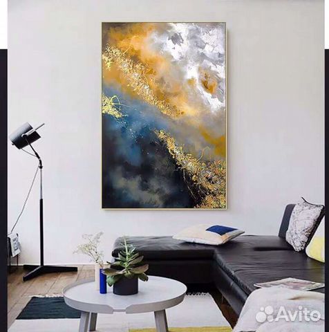 Современная картина маслом абстракция