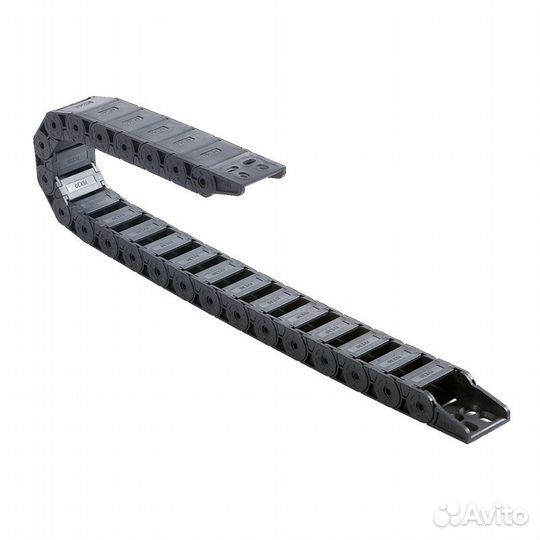 Гибкий пластиковый кабель-канал AK15BF01 (полузак