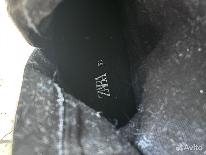 Zara сапоги 31