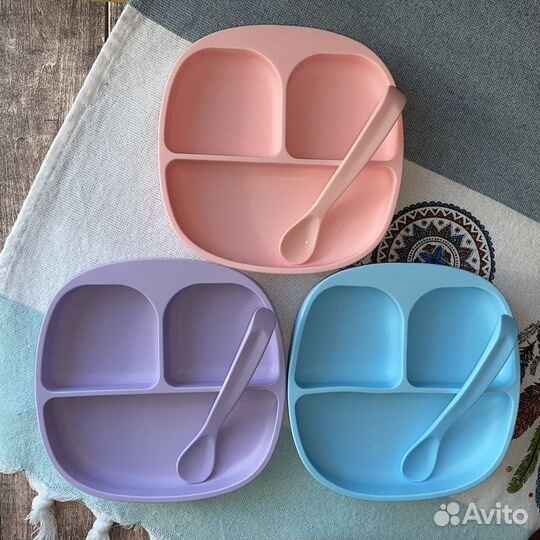 Детская посуда из пищевого силикона