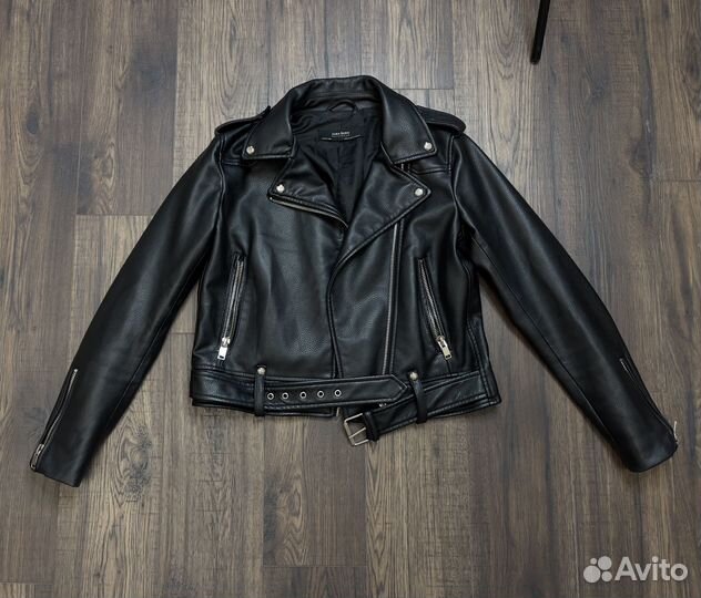 Кожаная куртка косуха zara