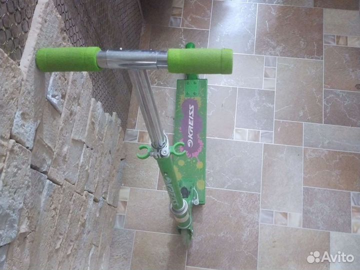 Самокат детский двухколесный бу