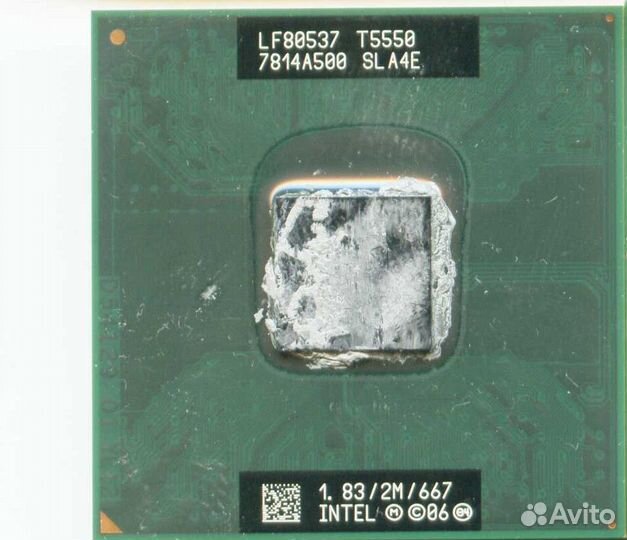 Процессор для ноутбука Intel Core 2 Duo Mobile T55