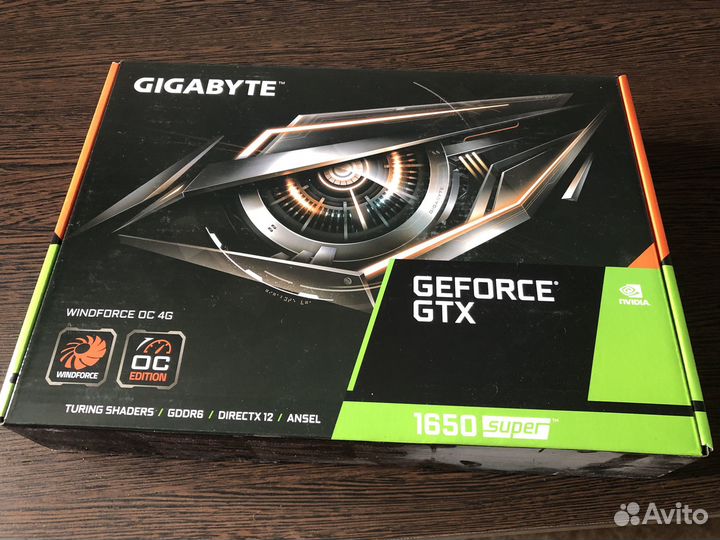 Видеокарта gtx 1650 super Windforce OC 4G