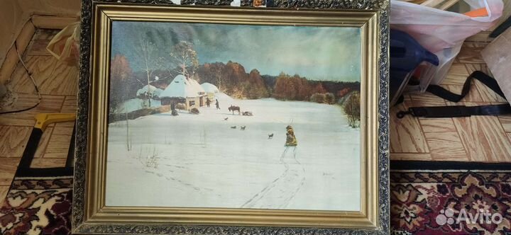 Картина Н. Н. Дубовской Зимнее утро