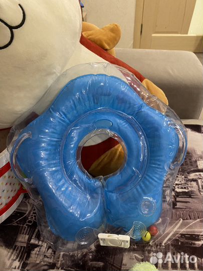 Горка для купания little angel и круг для плавания