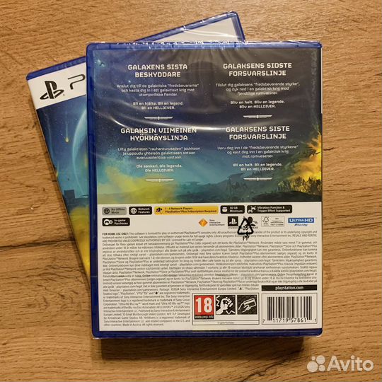 Helldrivers 2 ps5 новый диск