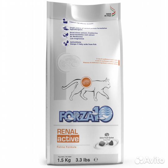 Корм для кошек Forza10 Renal 1,5 кг