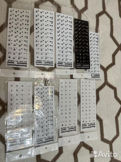 Наклейки на клавиатуру