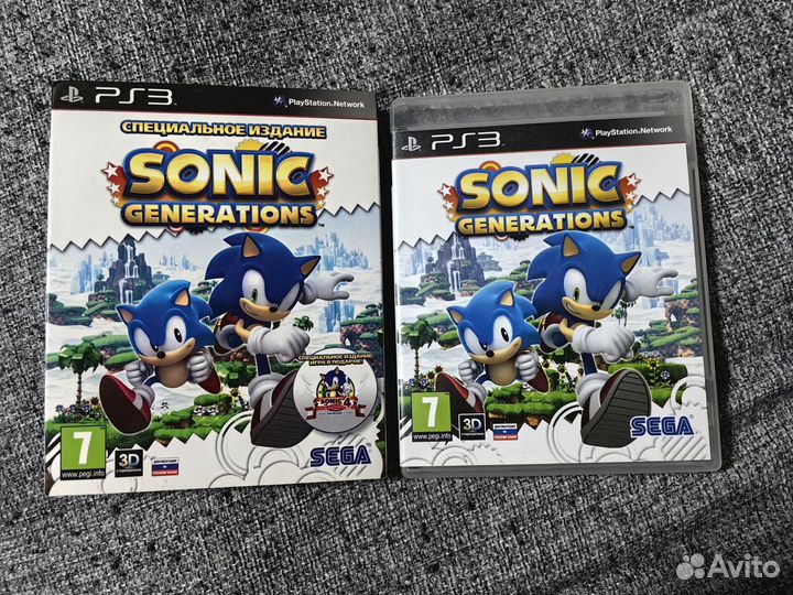 Sonic Generations ps3 Специальное издание