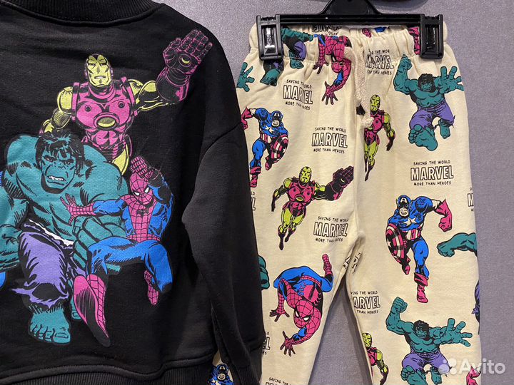 Костюм Zara Marvel новые 92, 104
