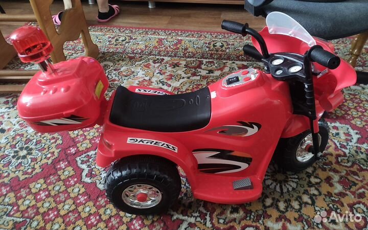 Электро мотоцикл детский