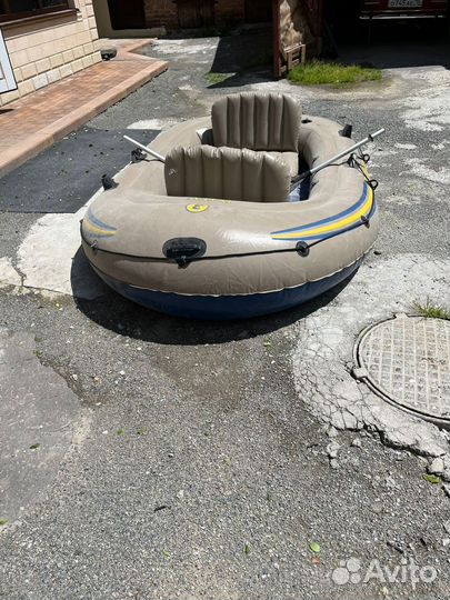 Лодка надувная двухместная