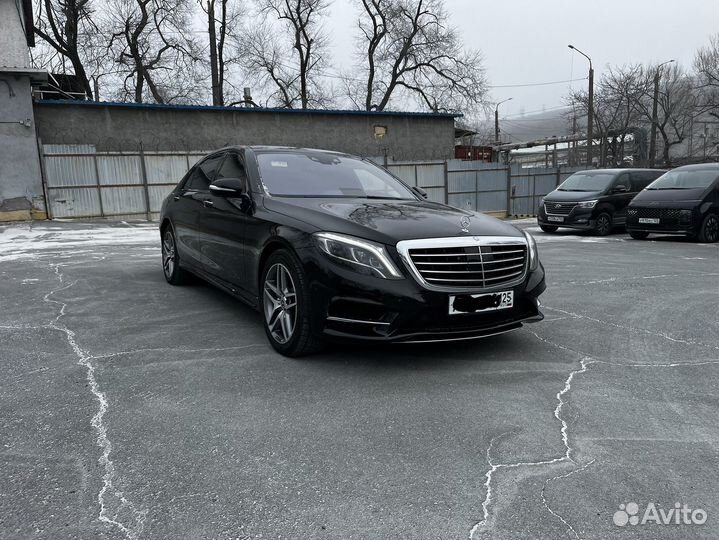 Аренда Mercedes S class с водителем