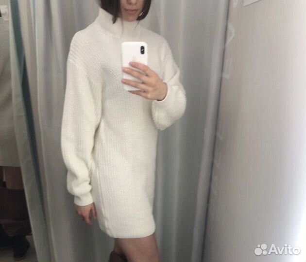 Вязаное платье