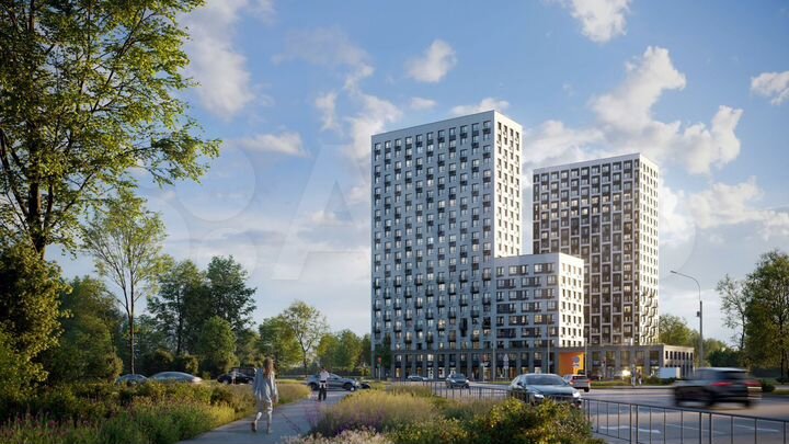 1-к. квартира, 33,8 м², 10/21 эт.