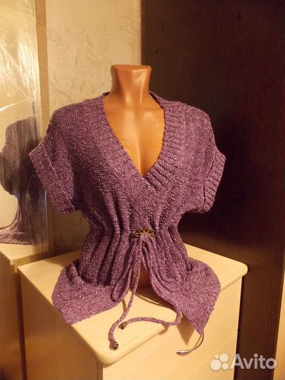 Вязаный Жилет Кардиган Кофта р.42-48
