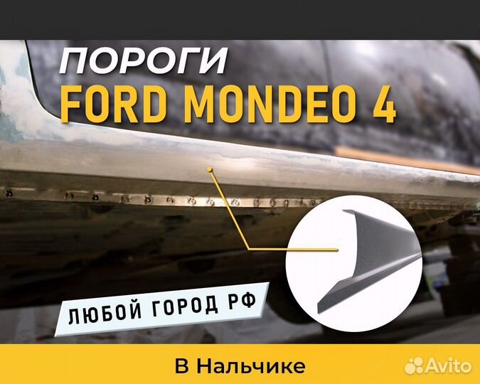 Пороги Honda Civic 6 (Хонда Цивик 6) 1 - 1,5 мм